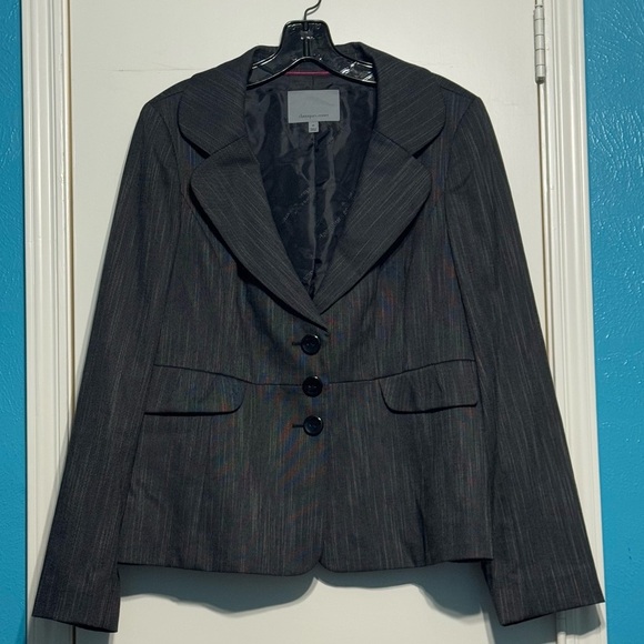 Classiques Entier Black with Brown hues Blazer Tailored Professional Jacket 14 - Picture 12 of 16